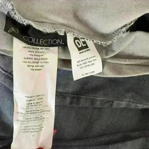 DL1961 Martiny over the bomb distressed knees denim - Picture 4 of 4